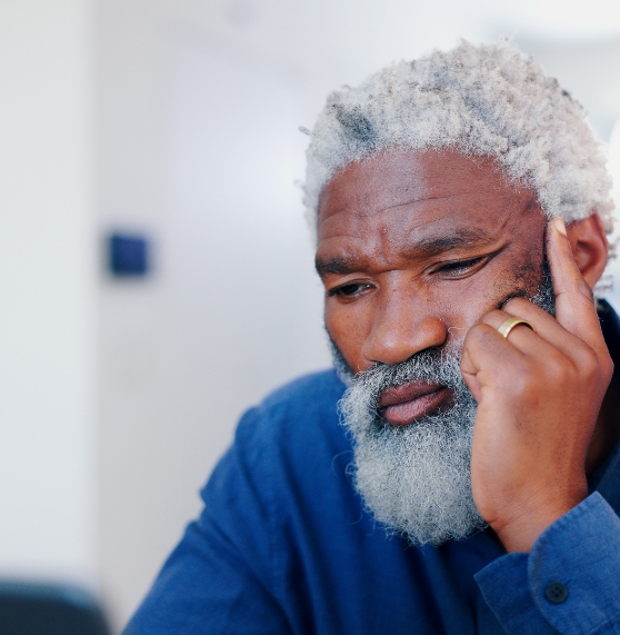 Senior man looking confused about whether he needs sleep testing in Northern Arizona